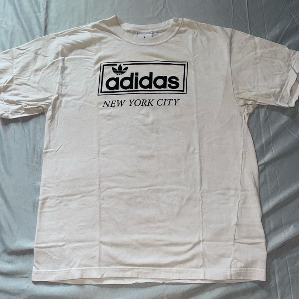White Adidas shirt